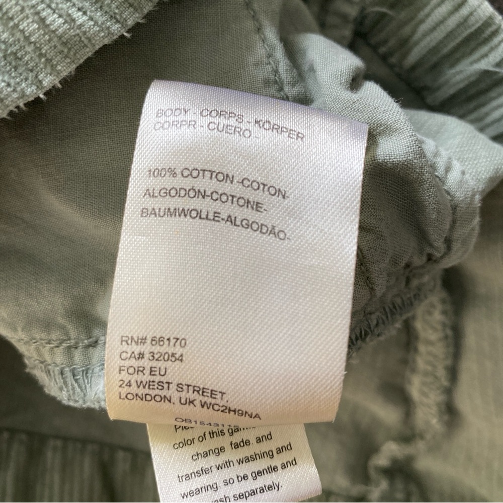 Free People Sage Green Corduroy Short Skirt Size 4 - Picture 9 of 9